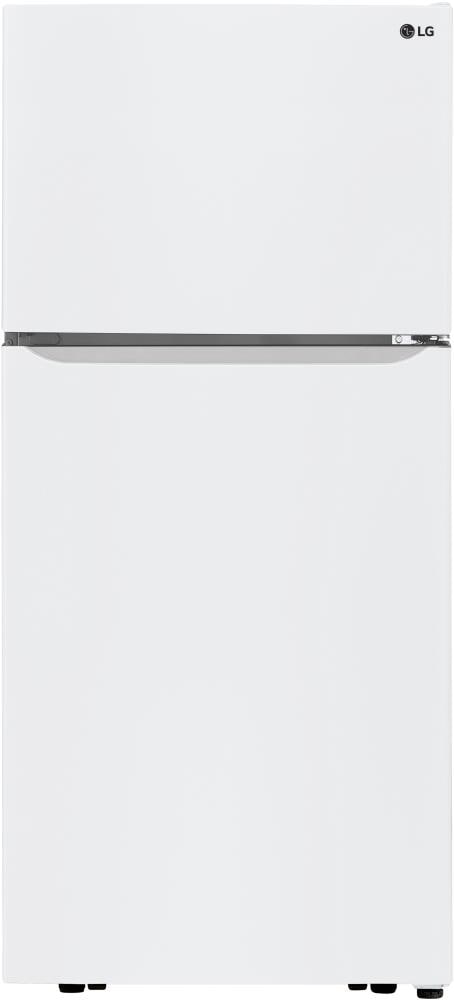 LG 20.2-cu ft Top-Freezer Refrigerator ( White ) ENERGY STAR Certified