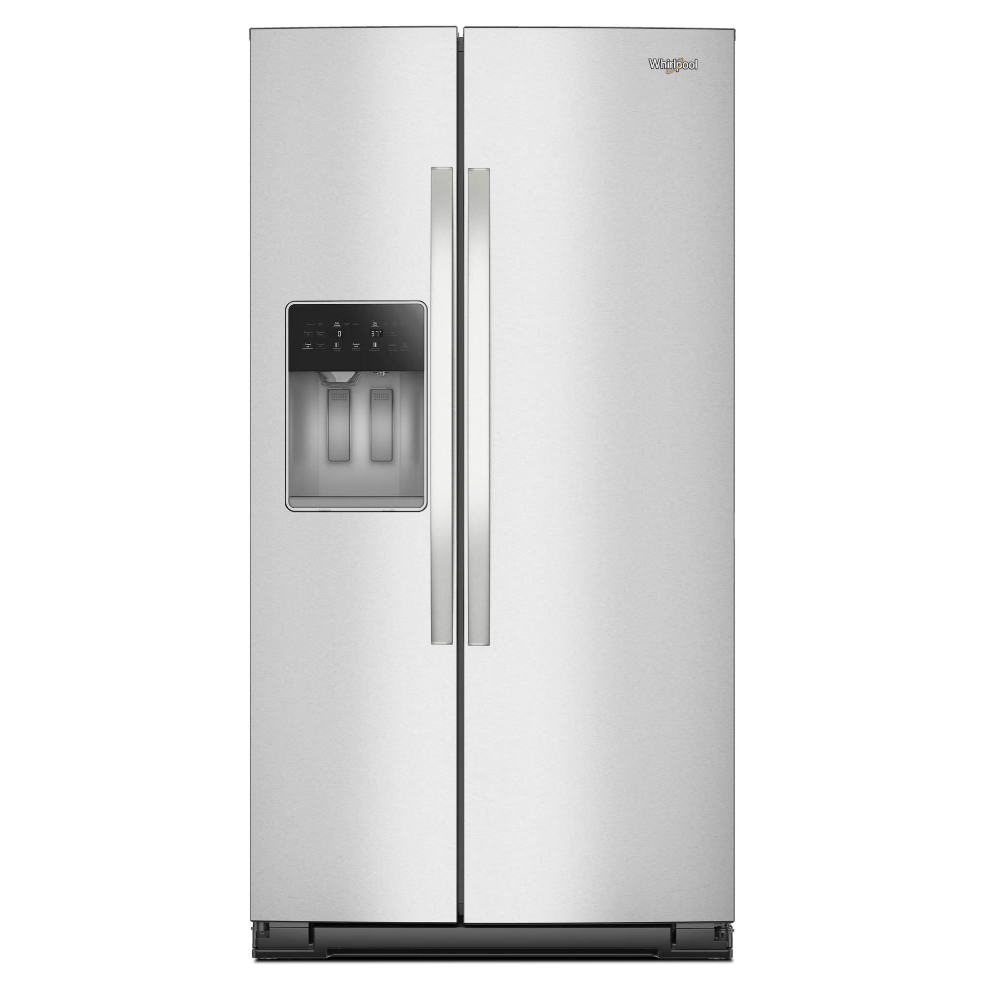Whirlpool 28.7-cu ft Side-by-Side Refrigerator with Ice Maker ,Water and Ice Dispenser ( Fingerprint Resistant Stainless Finish )