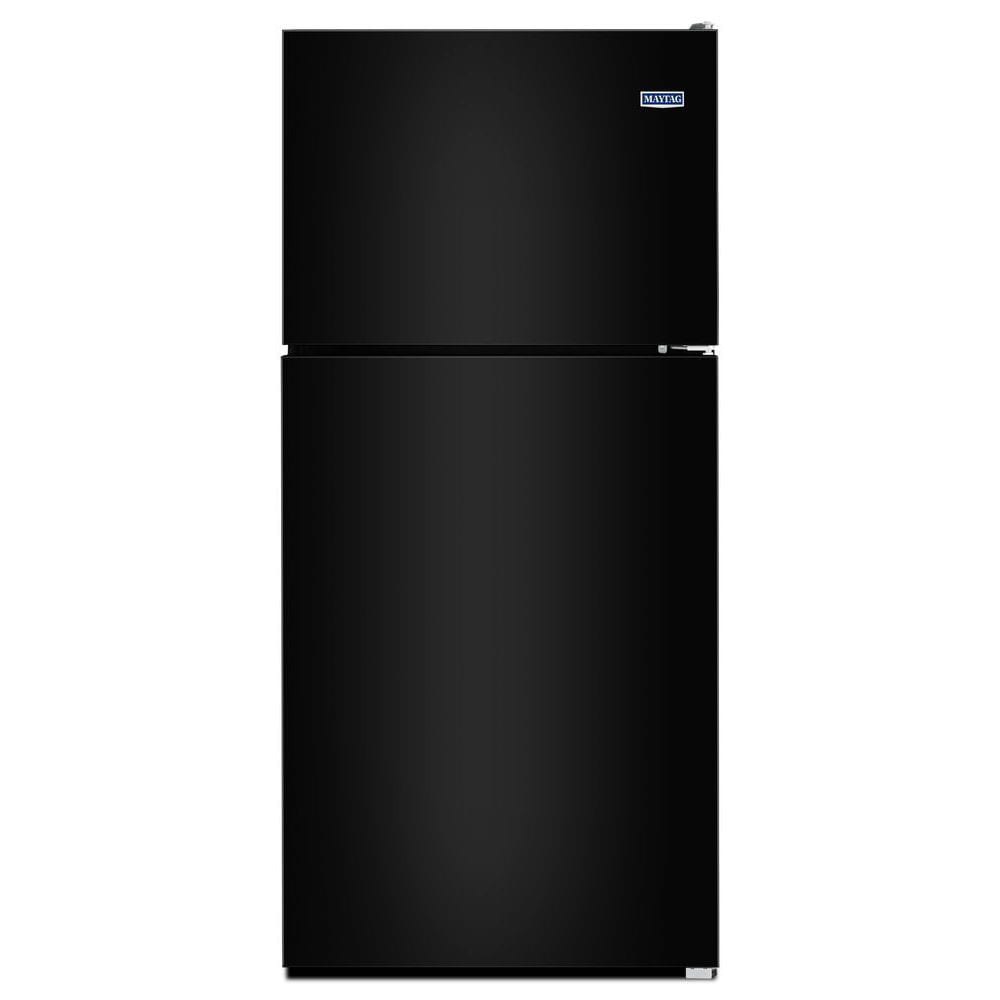 Maytag 20.5-cu ft Top-Freezer Refrigerator ( Black )