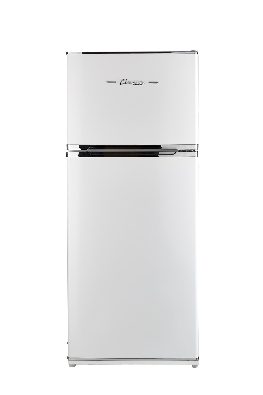 UNIQUE Classic Retro by Unique 14-cu ft Top-Freezer Refrigerator ( Marshmallow White )