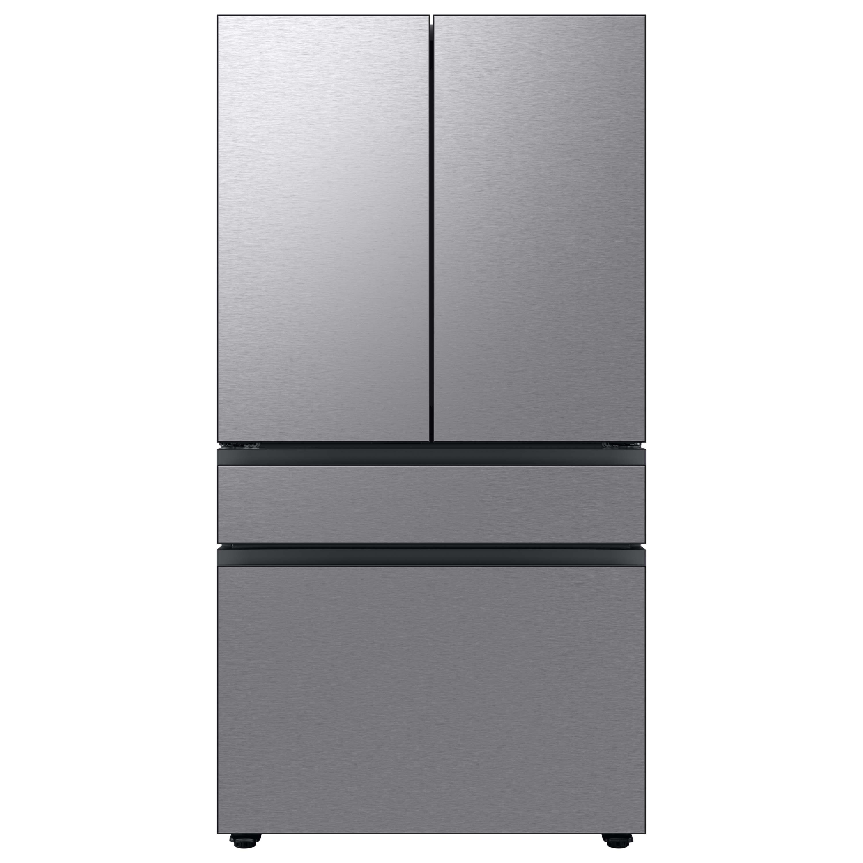 Samsung Bespoke Standard-Depth Beverage Center 28.8-cu ft 4 -Door Smart Compatible French Door Refrigerator with Dual Ice Maker with Water Dispenser and Door within Door ( Panels Sold Separately ) ENERGY STAR Certified