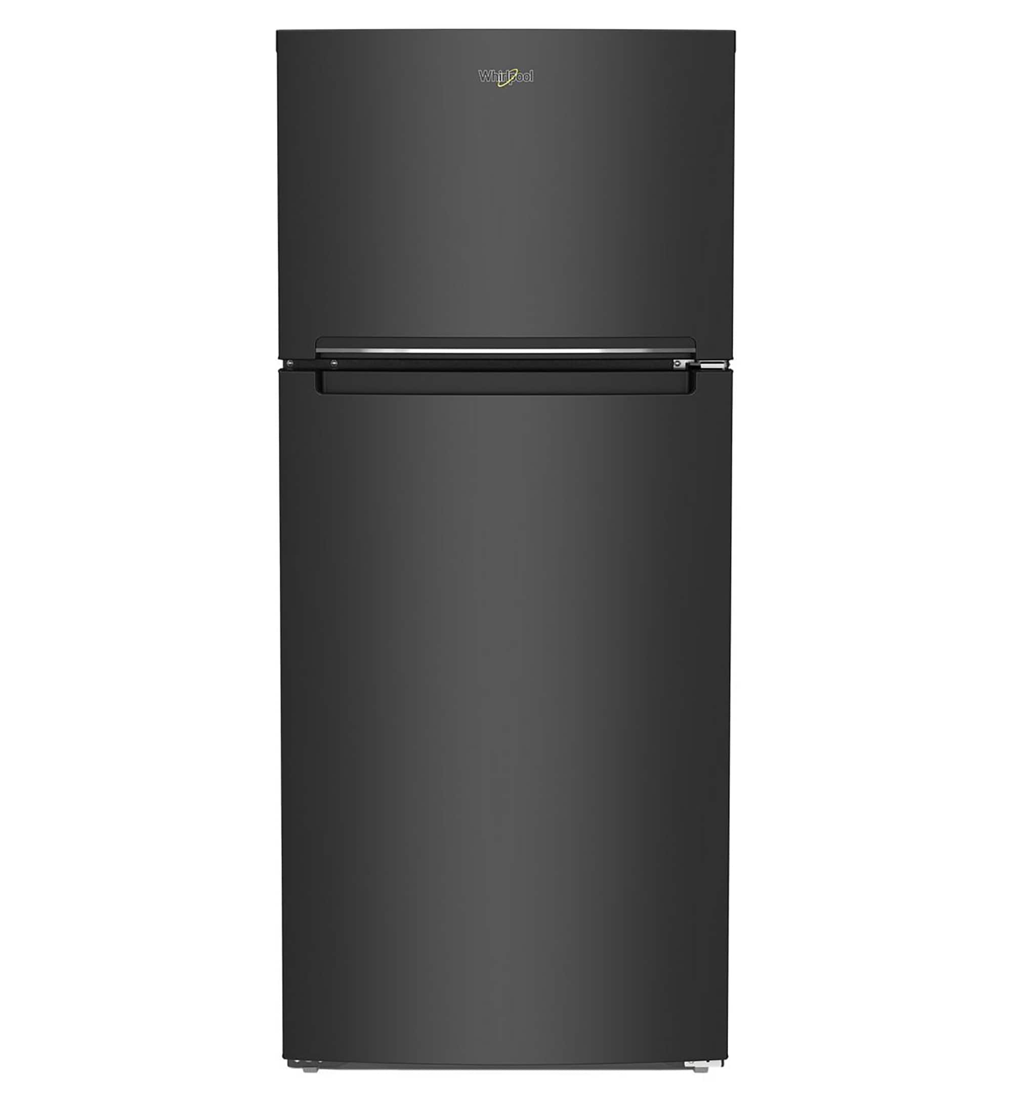 Whirlpool 16.3-cu ft Counter-Depth Top-Freezer Refrigerator ( Black )