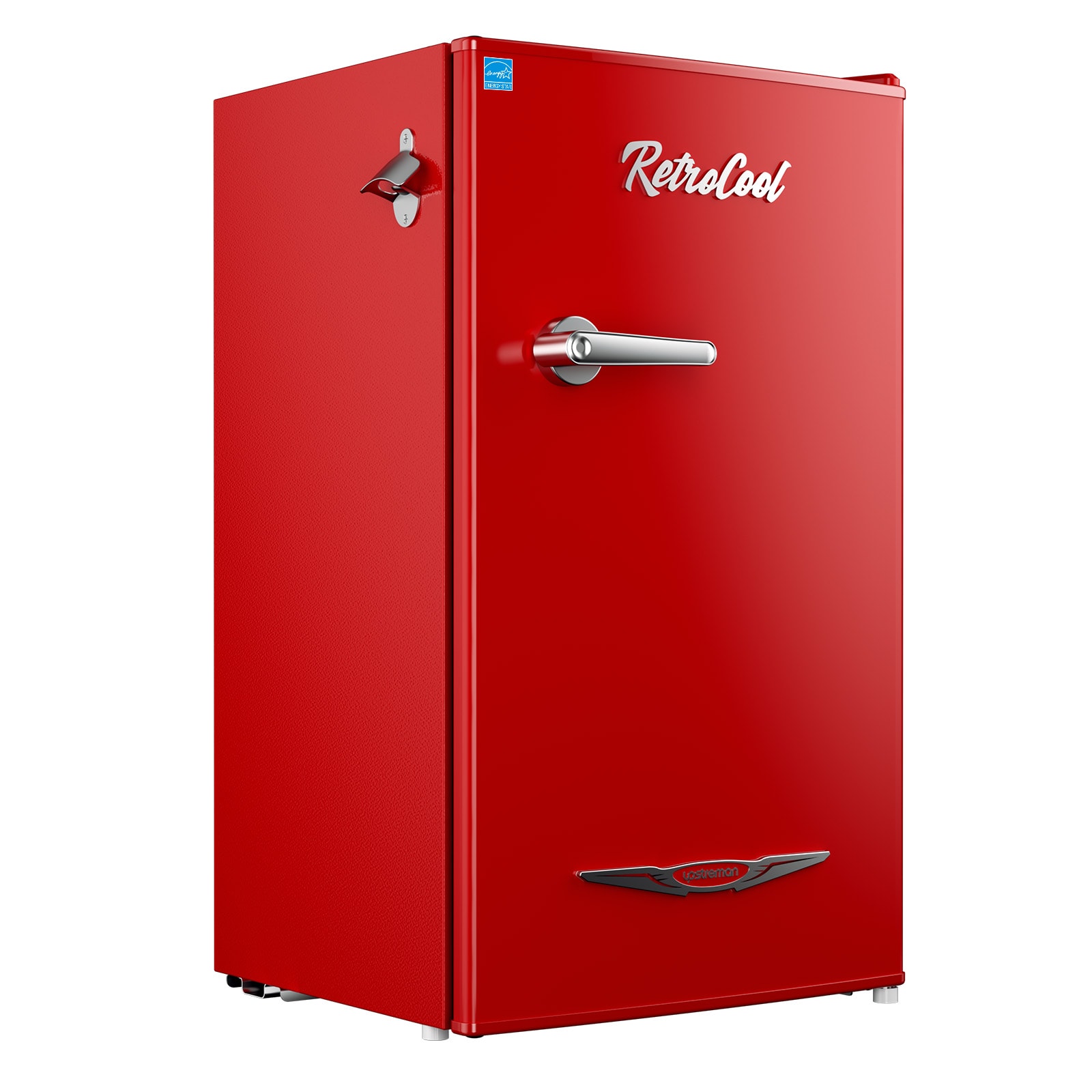 Upstreman 3.2-cu ft Retro Mini Fridge(Red)ENERGY STAR