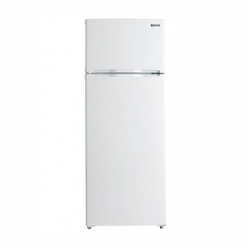 Bevoi 7.3-cu ft Counter-Depth Top-Freezer Refrigerator ( White )