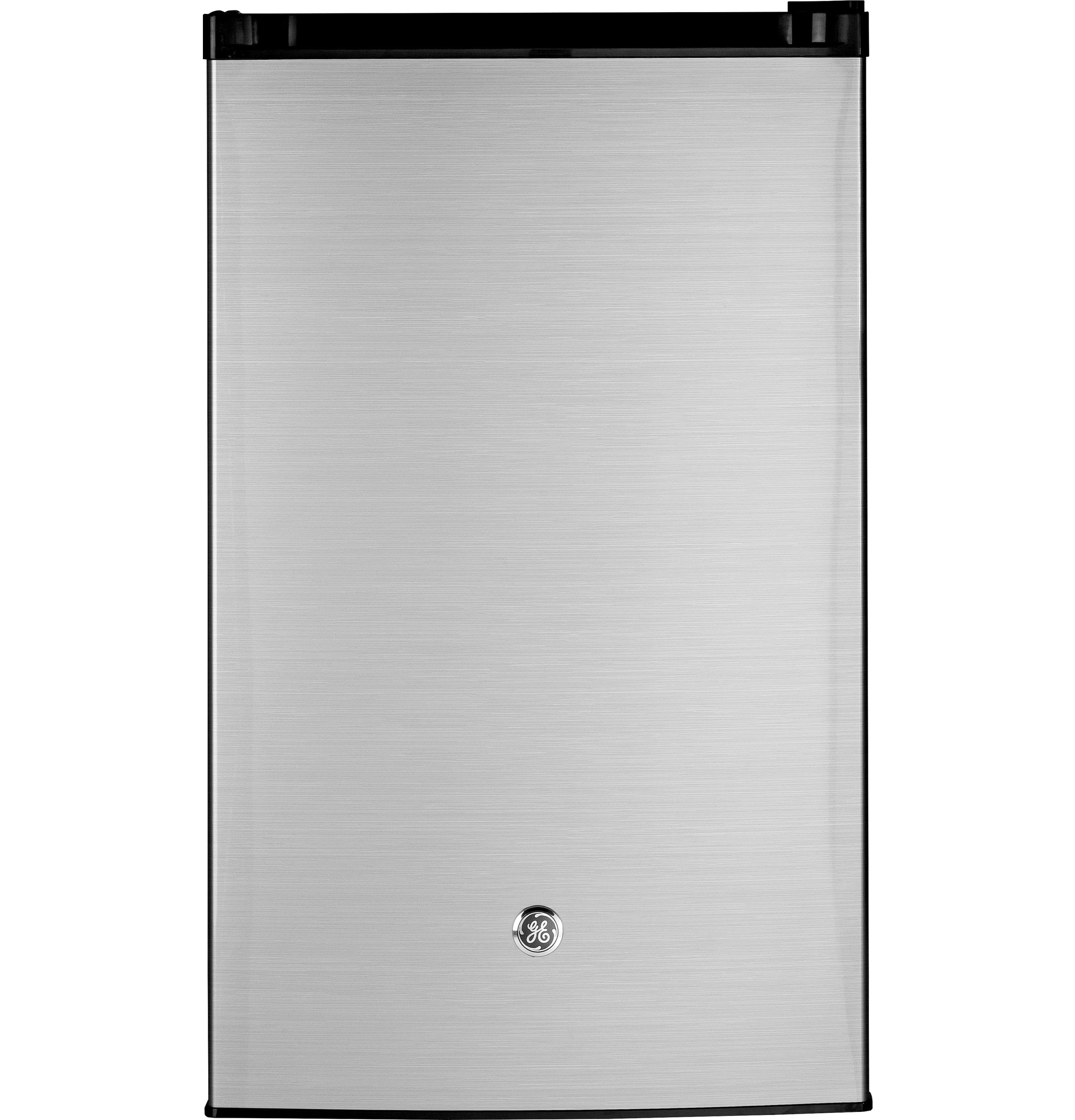 GE 4.4-cu ft Mini Fridge with Freezer ( CleanSteel ) ENERGY STAR